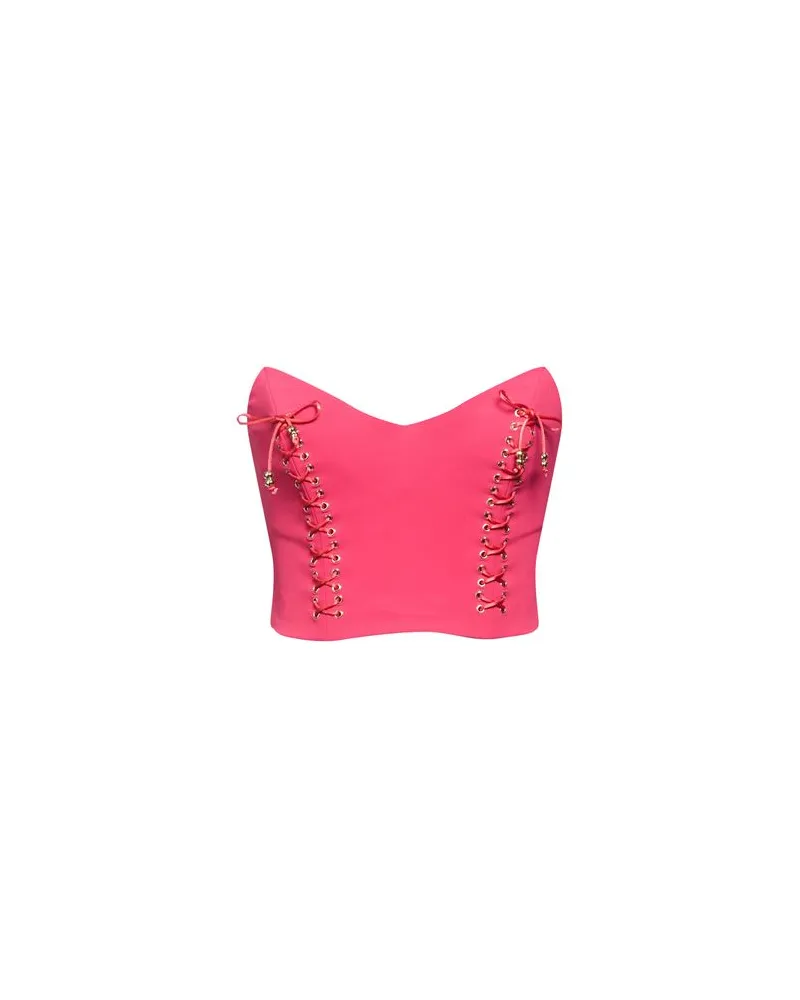 Elisabetta Franchi TOPS - Topsauf YOOX.COM Magenta