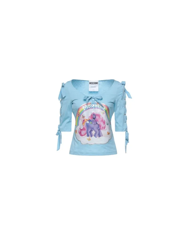 Moschino TOPS - T-shirtsauf YOOX.COM Himmelblau