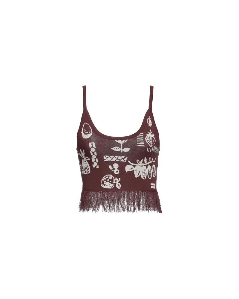 Les Coyotes De Paris TOPS - Topsauf YOOX.COM Braun
