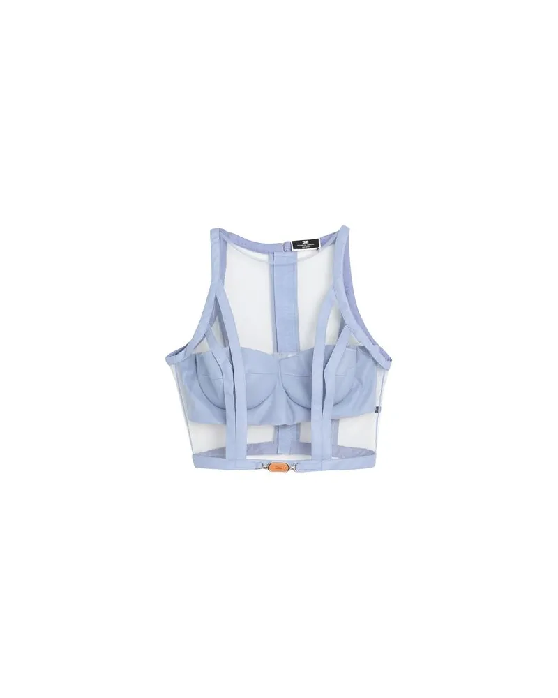 Elisabetta Franchi TOPS - Topsauf YOOX.COM Blaugrau