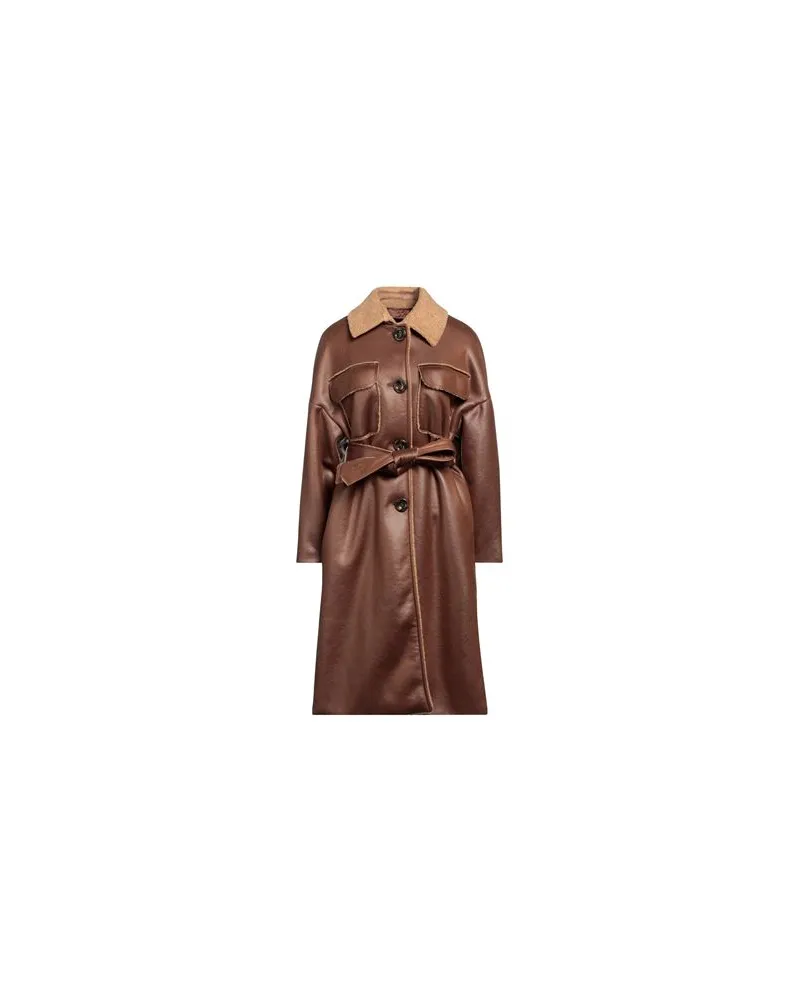 MARCIANO Los Angeles JACKEN & MÄNTEL - Mäntelauf YOOX.COM Braun