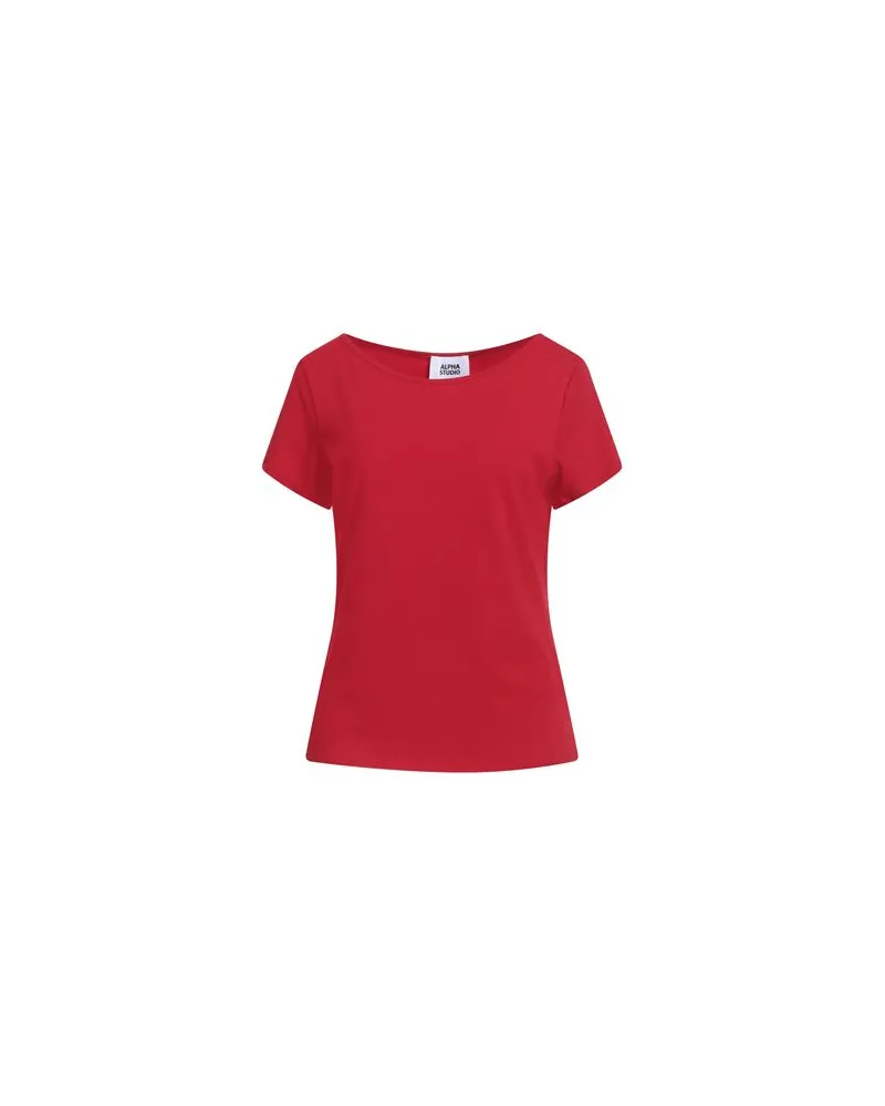 Alpha Studio TOPS - T-shirtsauf YOOX.COM Rot