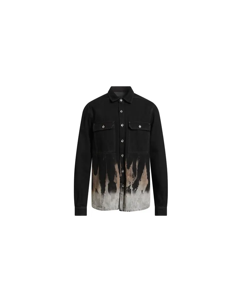 DRKSHDW by Rick Owens TOPS - Jeanshemdenauf YOOX.COM Schwarz
