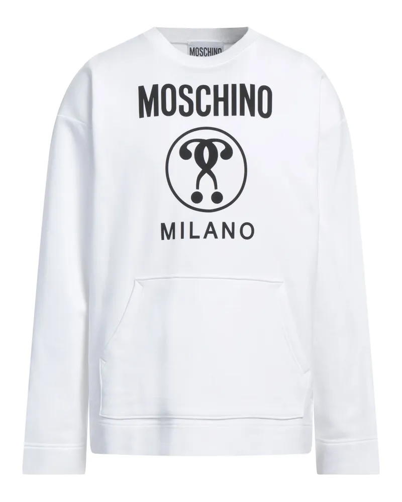 Moschino Sweatshirt Weiß