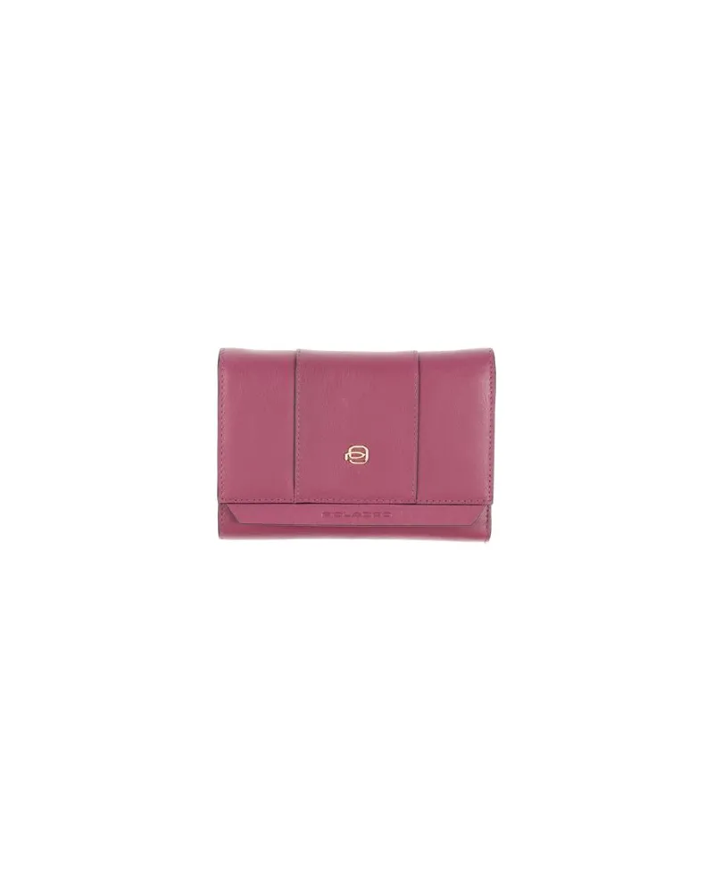 Piquadro Kleinlederwaren - Brieftaschenauf YOOX.COM Purpur