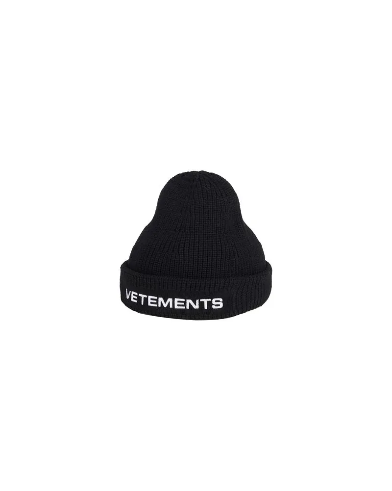 VETEMENTS ACCESSOIRES - Mützen & Hüteauf YOOX.COM Schwarz