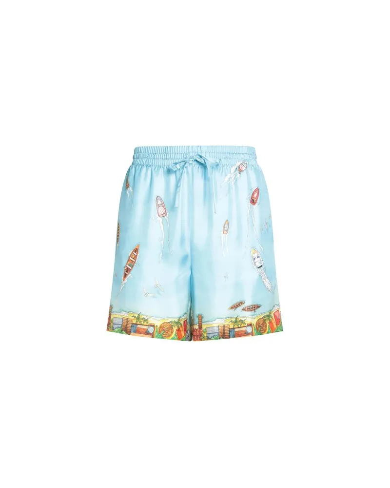 Casablanca Paris HOSEN & RÖCKE - Shorts & Bermudashortsauf YOOX.COM Himmelblau