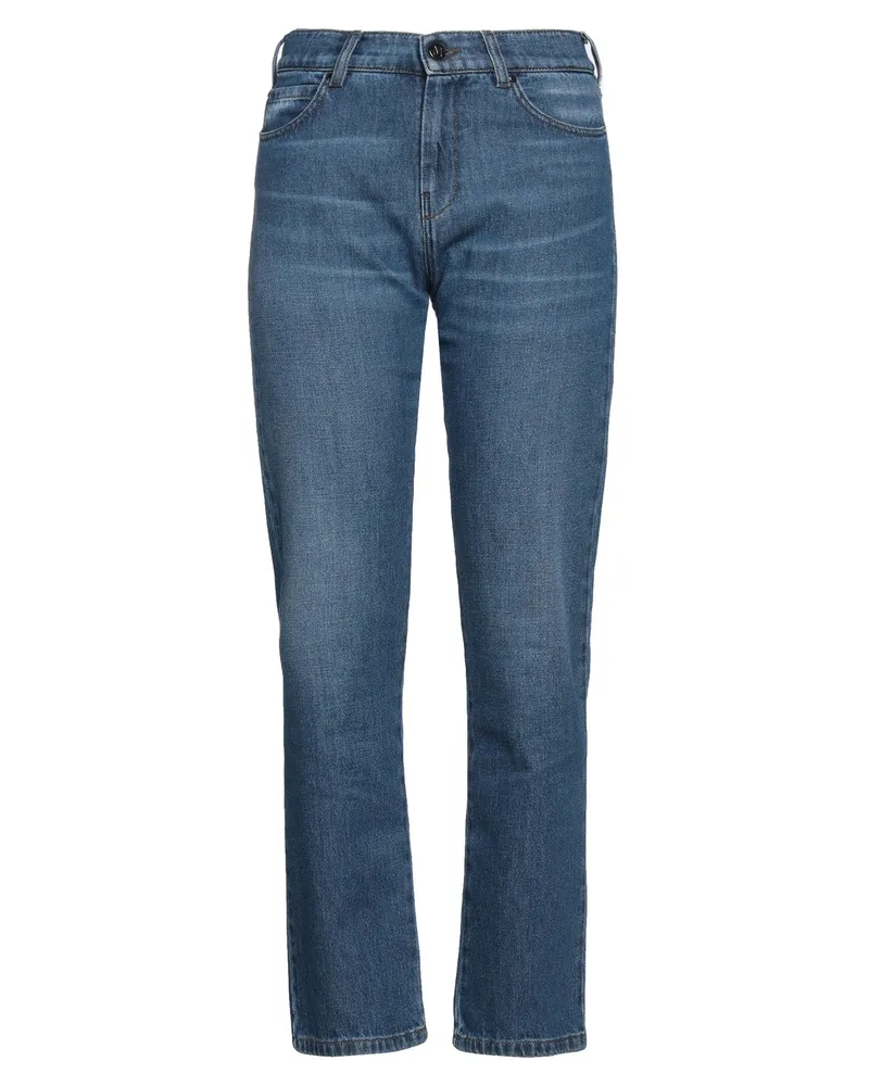 Max Mara Jeanshose Blau