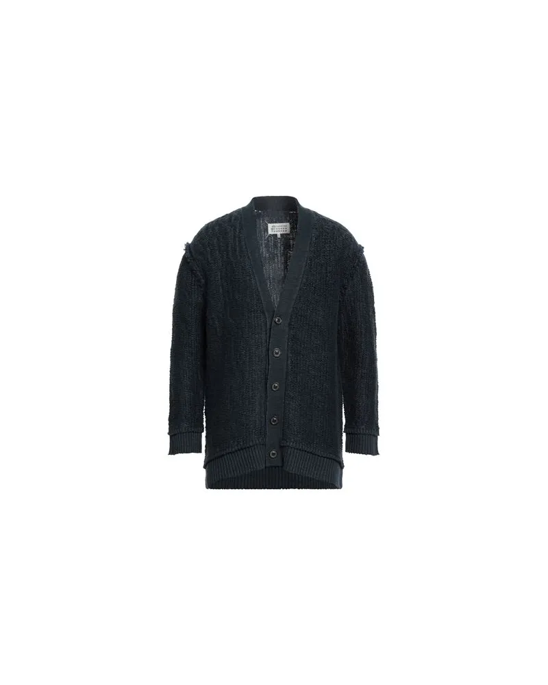 Maison Margiela STRICKWAREN - Strickjackenauf YOOX.COM Marineblau