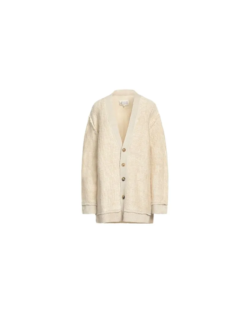 Maison Margiela STRICKWAREN - Strickjackenauf YOOX.COM Cremeweiß