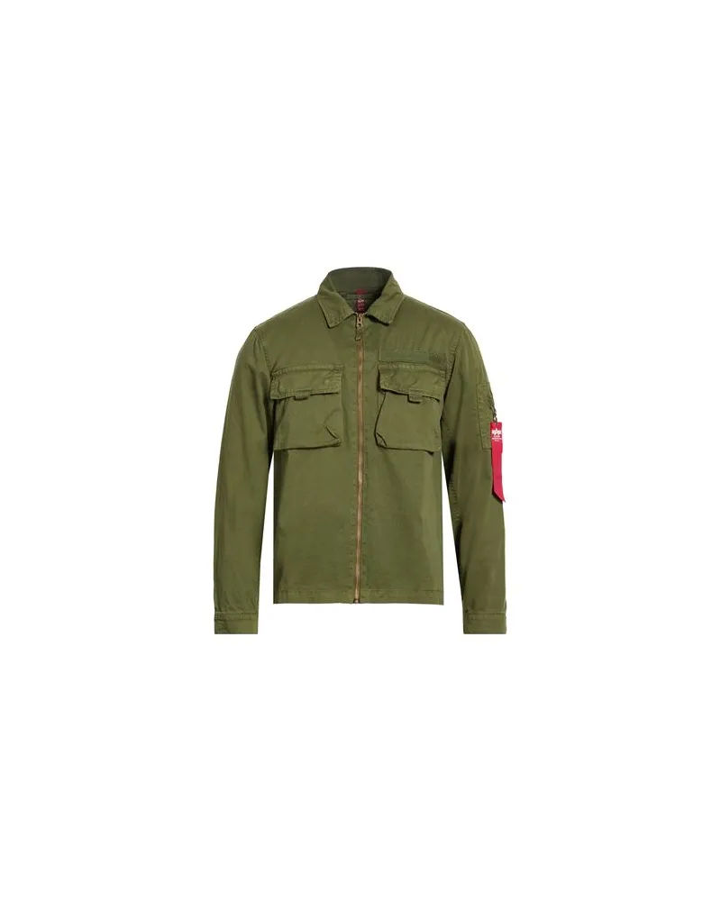 Alpha Industries TOPS - Hemdenauf YOOX.COM Militärgrün