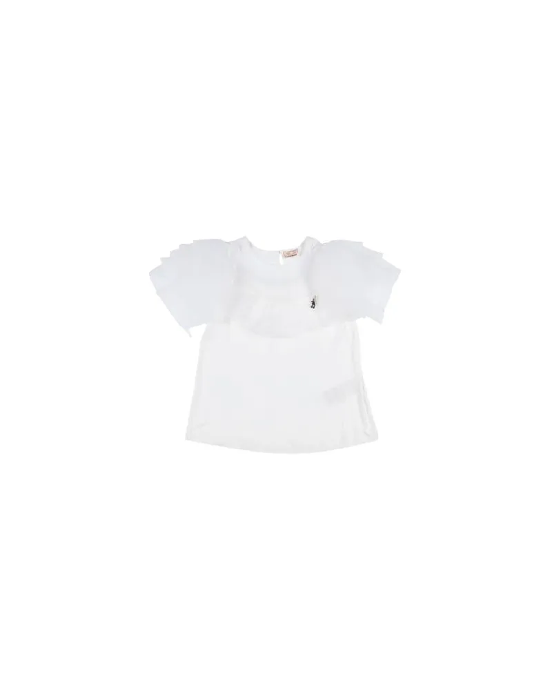 Elisabetta Franchi LA MIA BAMBINA - TOPS - T-shirtsauf YOOX.COM Elfenbein