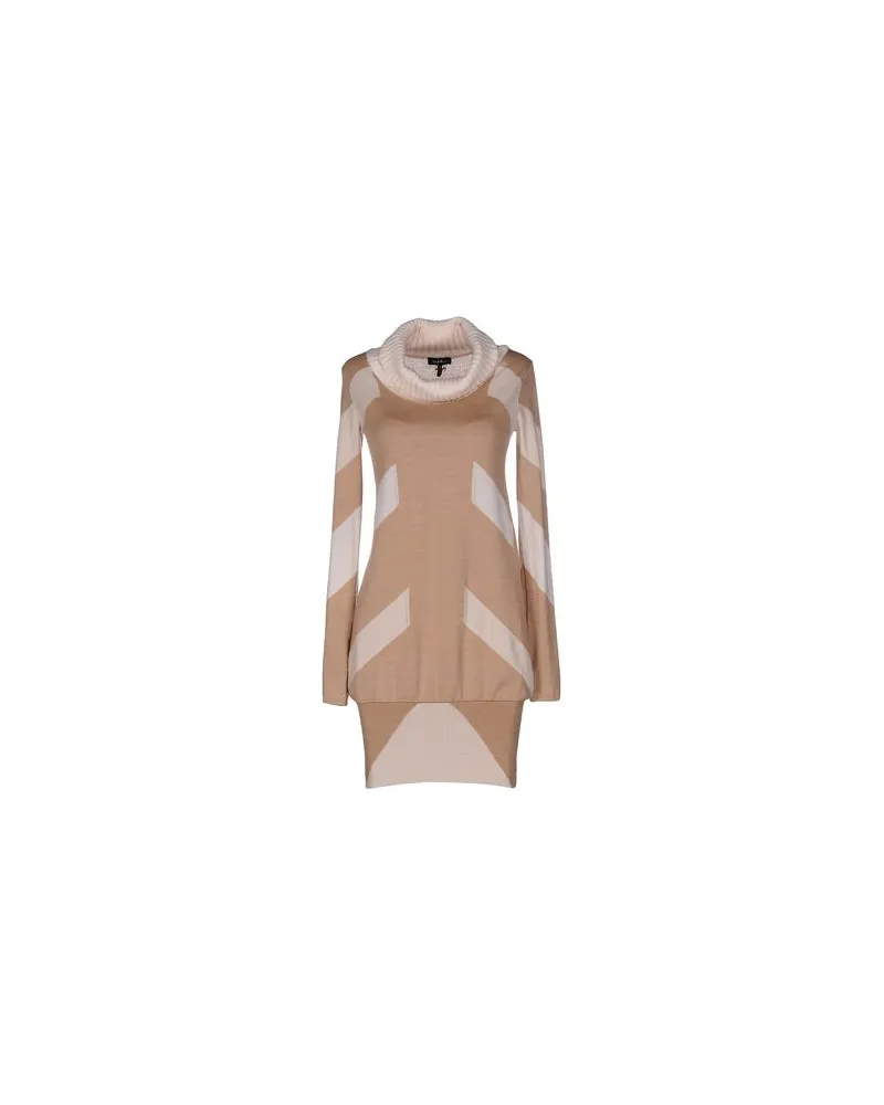 Byblos KLEIDER - Mini-Kleiderauf YOOX.COM Beige