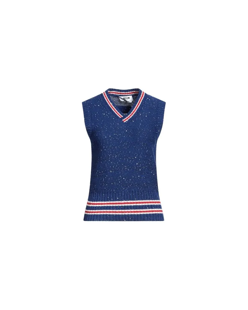 MSGM STRICKWAREN - Pulloverauf YOOX.COM Blau