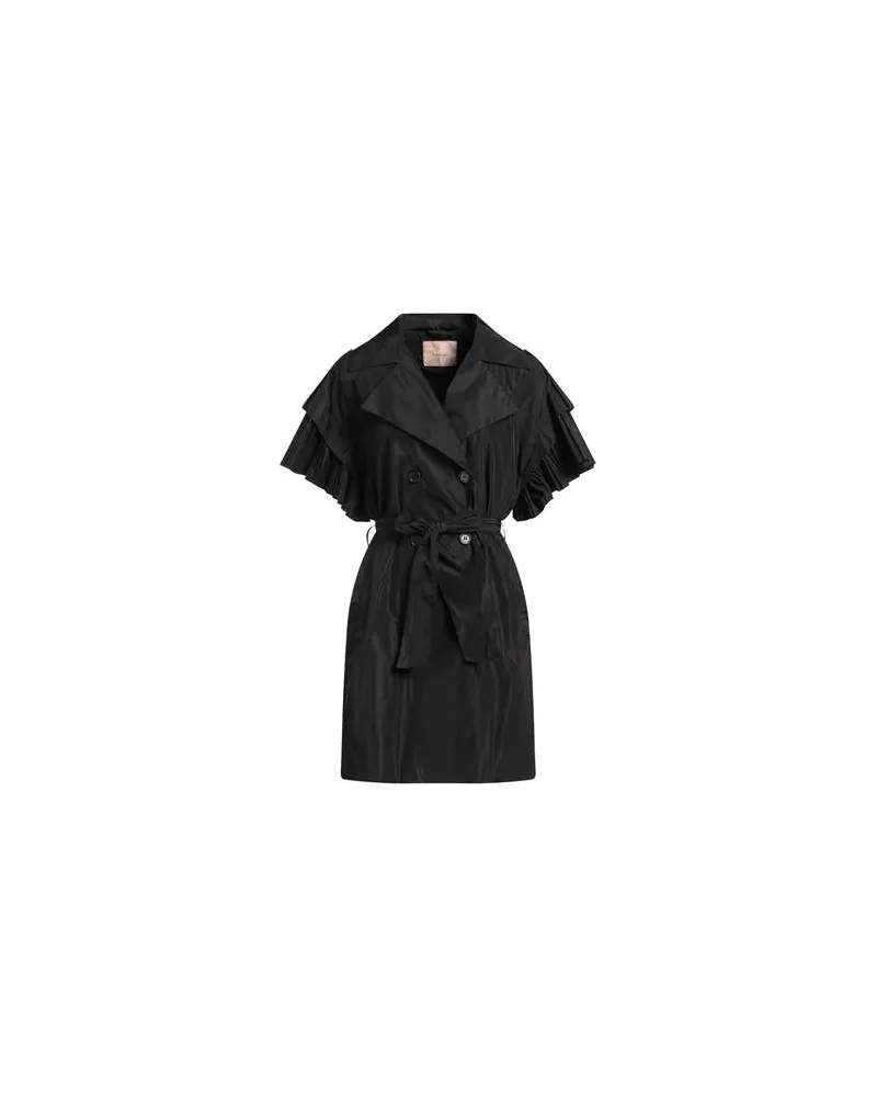 Twin-Set JACKEN & MÄNTEL - Jacken, Mäntel & Trenchcoatsauf YOOX.COM Schwarz