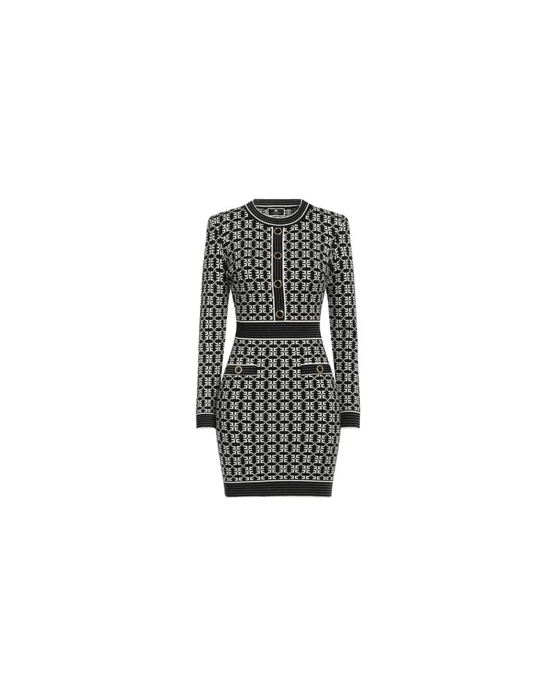 Elisabetta Franchi KLEIDER - Mini-Kleiderauf YOOX.COM Schwarz