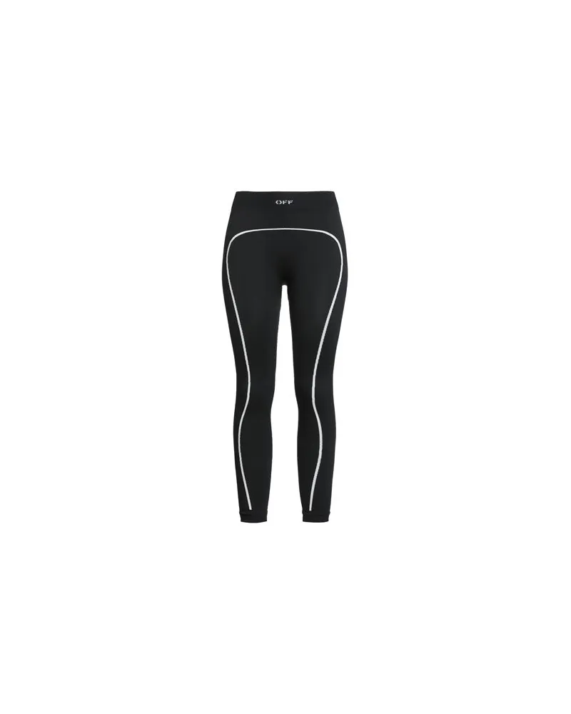 OFF-WHITE HOSEN & RÖCKE - Leggingsauf YOOX.COM Schwarz