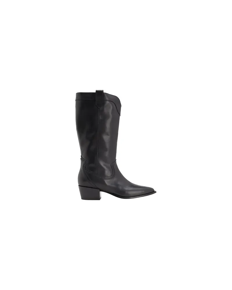 8 by Yoox LEATHER WESTERN BOOT  - SCHUHE - Stiefelauf YOOX.COM Schwarz