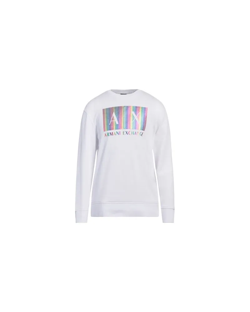 Armani Exchange TOPS - Sweatshirtsauf YOOX.COM Weiß
