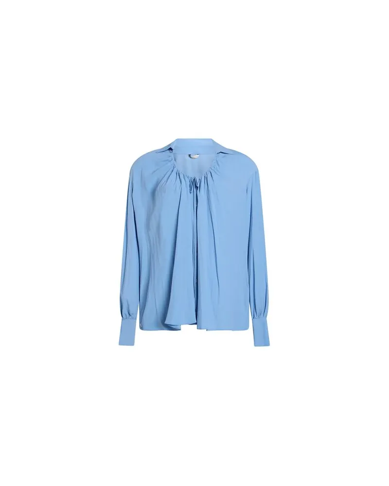 Manila Grace TOPS - Hemdenauf YOOX.COM Hellblau