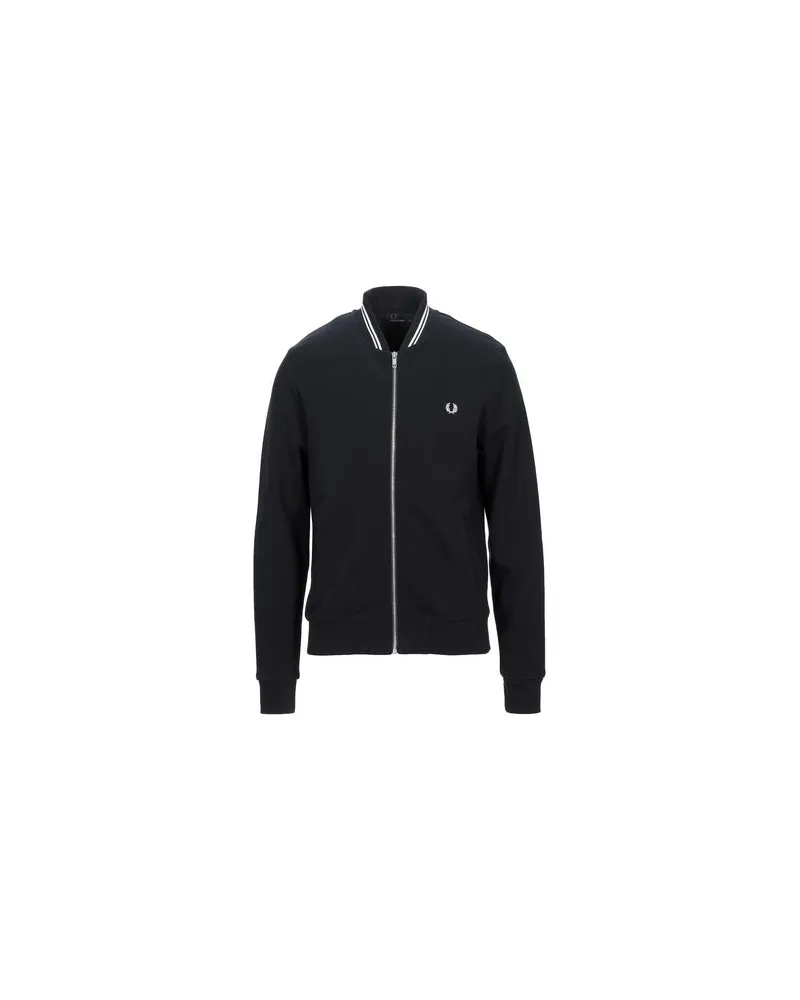 Fred Perry TOPS - Sweatshirtsauf YOOX.COM Schwarz