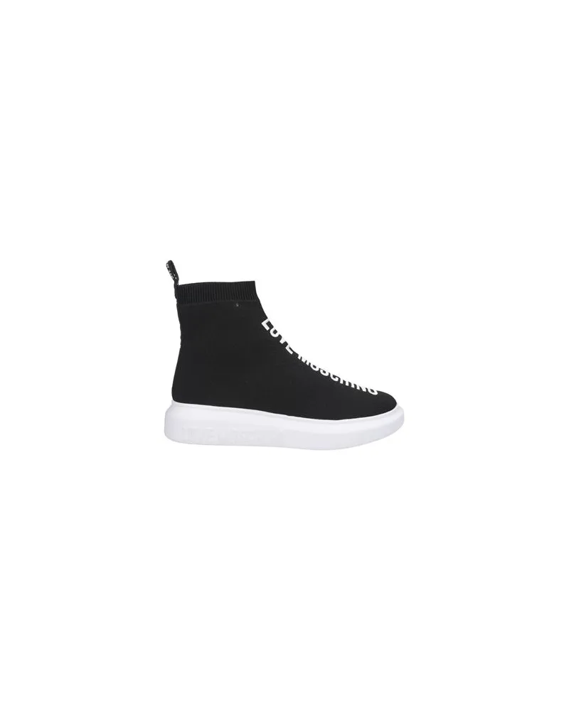 Moschino SCHUHE - Sneakersauf YOOX.COM Schwarz