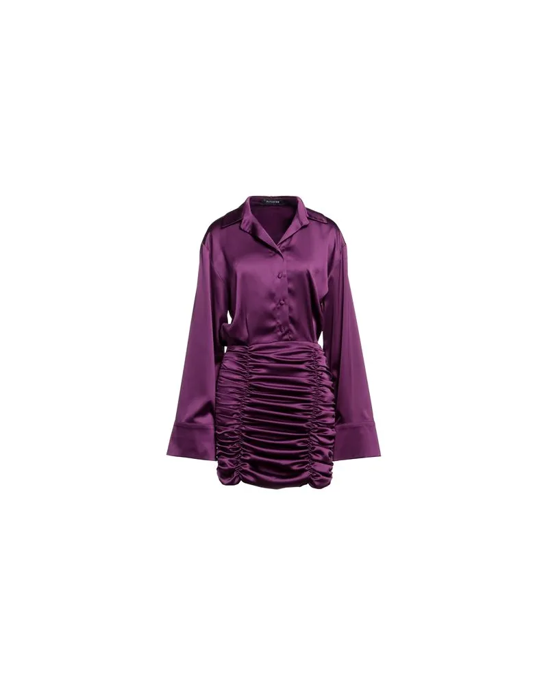 ACTUALEE KLEIDER - Mini-Kleiderauf YOOX.COM Pflaume