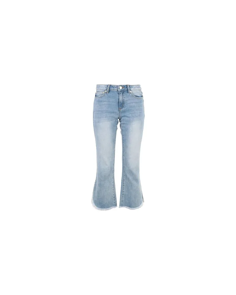 Michael Kors DNM CROPPED FLARE JN   - HOSEN & RÖCKE - Jeanshosenauf YOOX.COM Blau