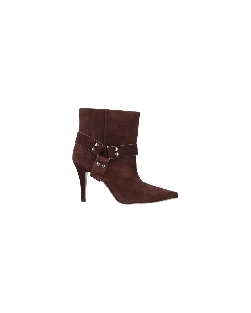 Lola Cruz SCHUHE - Stiefelettenauf YOOX.COM Schokobraun