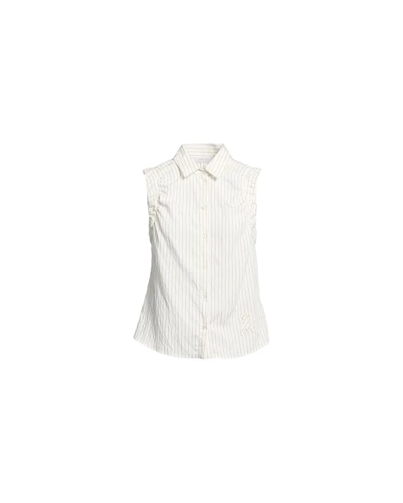 Patrizia Pepe TOPS - Hemdenauf YOOX.COM Weiß