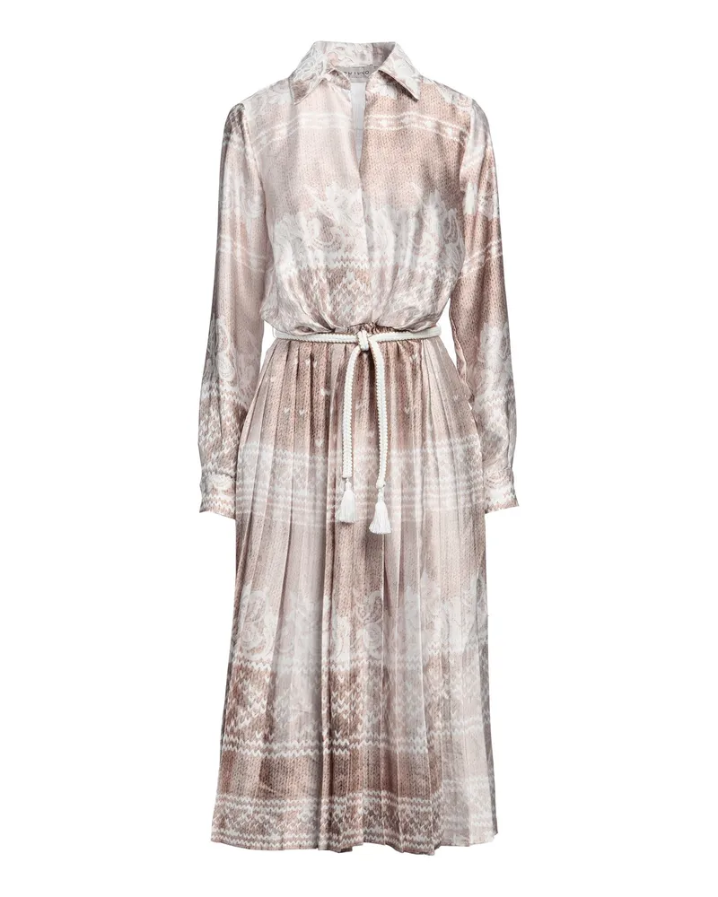 Ermanno Scervino Midi-Kleid Beige