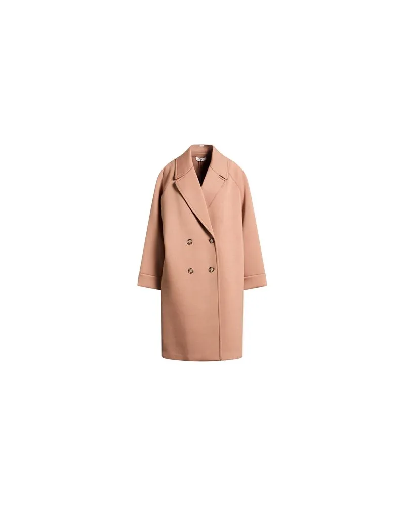 Twin-Set JACKEN & MÄNTEL - Mäntelauf YOOX.COM Hellbraun