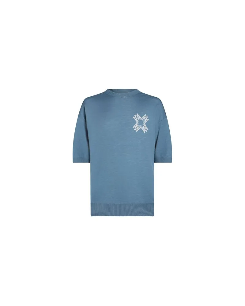 Amiri STRICKWAREN - Pulloverauf YOOX.COM Taubenblau