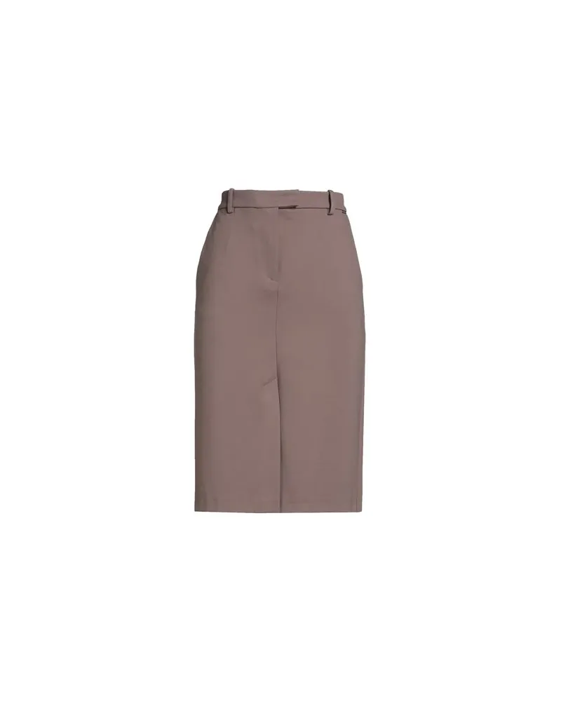 Kaos HOSEN & RÖCKE - Midi-Röckeauf YOOX.COM Maulwurfsgrau