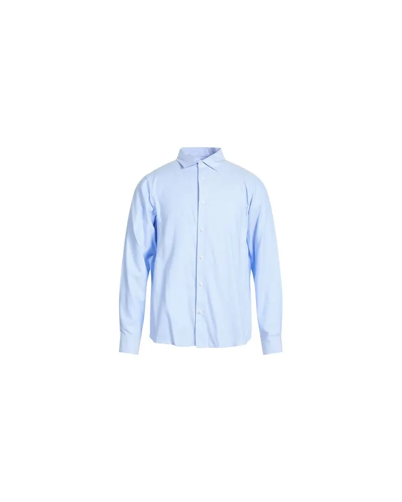 Armani Exchange TOPS - Hemdenauf YOOX.COM Hellblau
