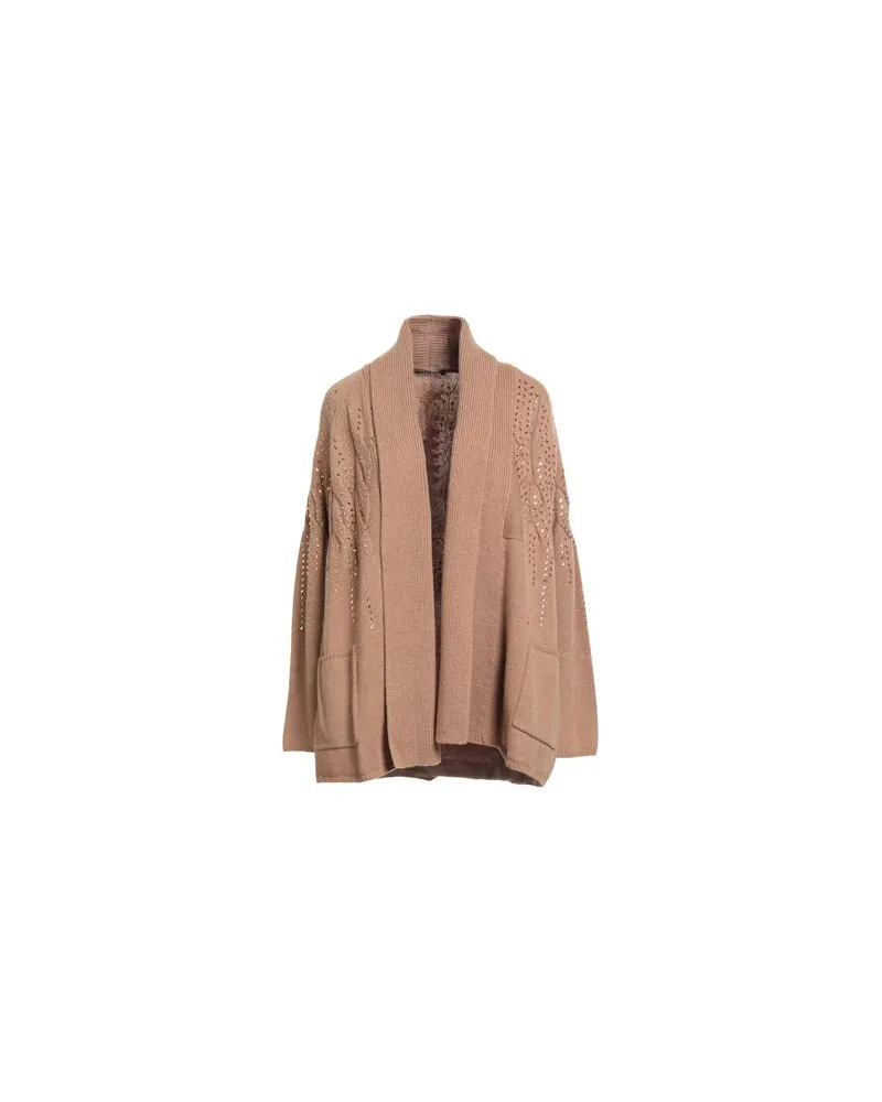 Marina Rinaldi STRICKWAREN - Strickjackenauf YOOX.COM Kamel