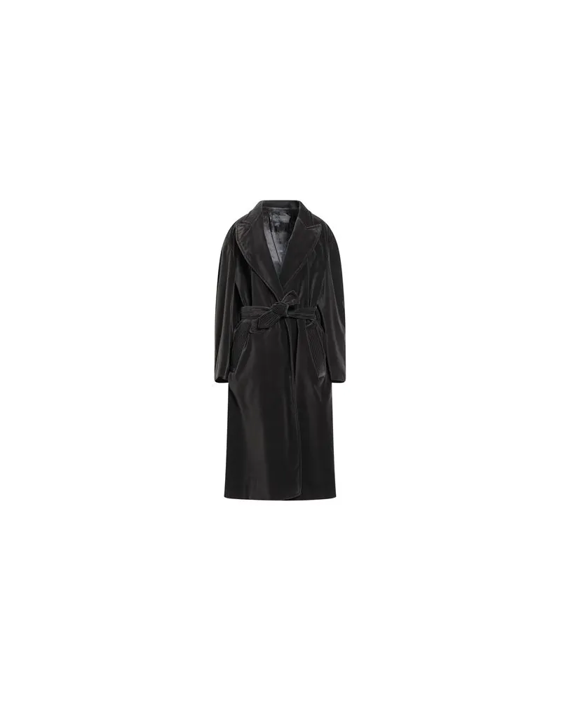 Alberta Ferretti JACKEN & MÄNTEL - Mäntelauf YOOX.COM Braungrau