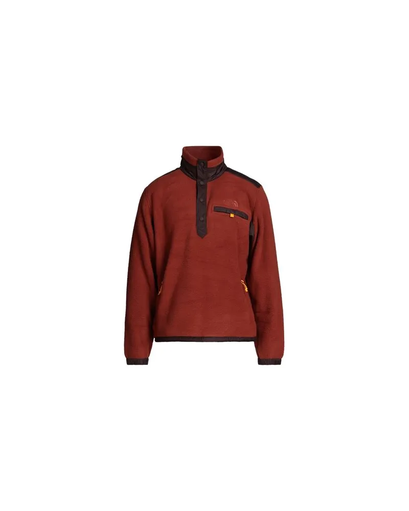 The North Face M ROYAL ARCH 1/4 SNAP  - TOPS - Sweatshirtsauf YOOX.COM Braun
