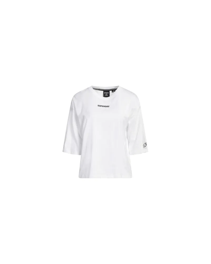 Superdry. TOPS - T-shirtsauf YOOX.COM Weiß