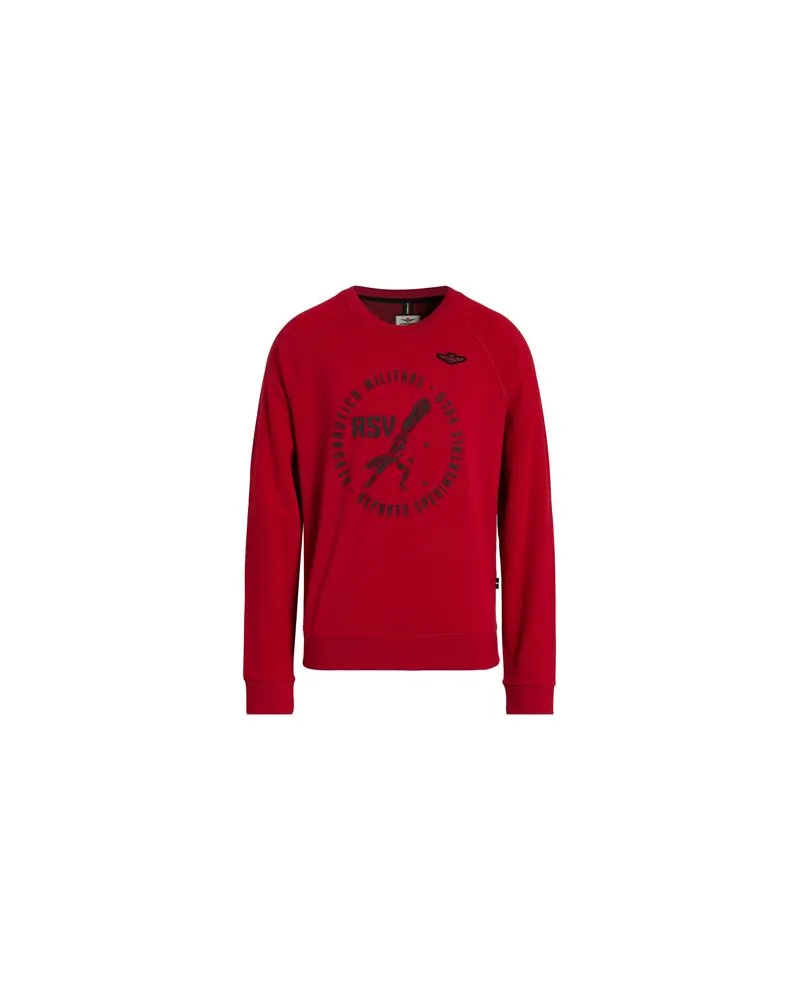 Aeronautica Militare TOPS - Sweatshirtsauf YOOX.COM Rot