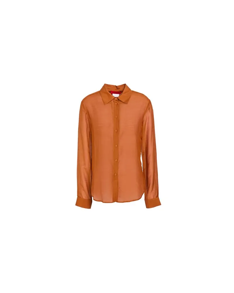 MAX&Co. TOPS - Hemdenauf YOOX.COM Braun