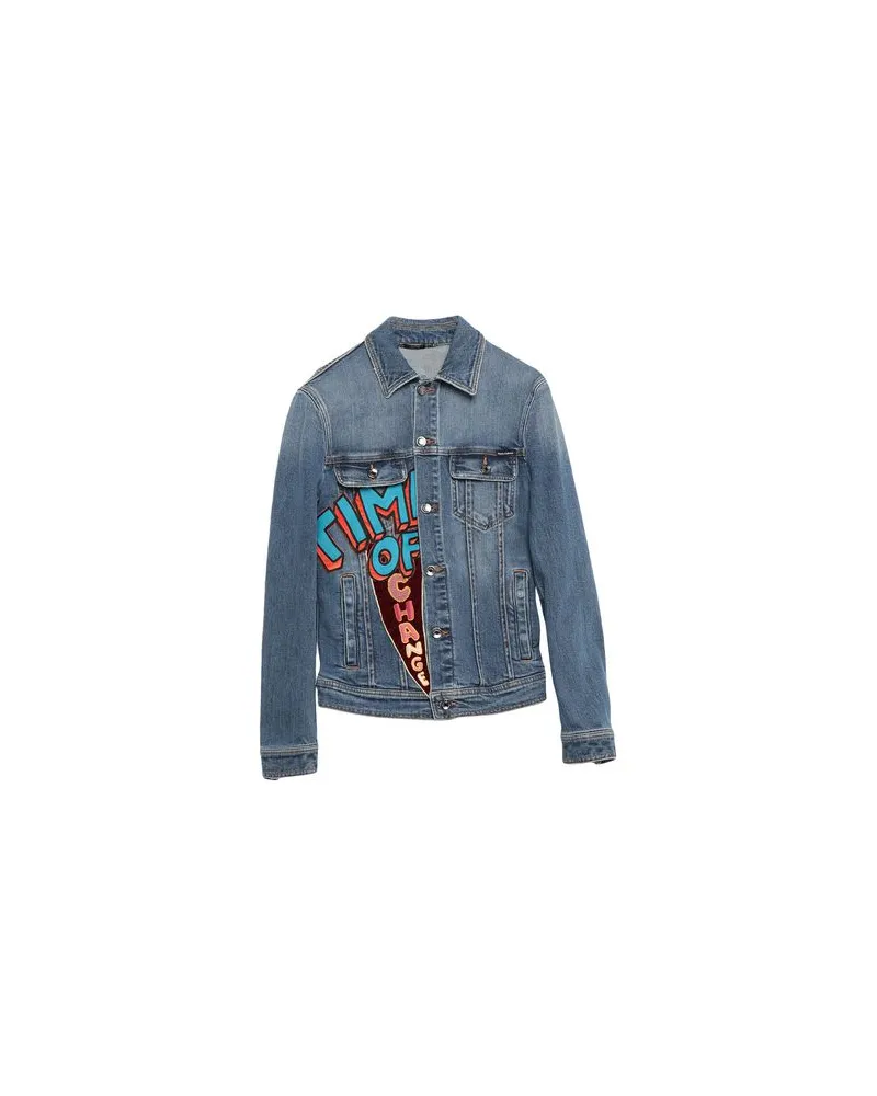 Dolce & Gabbana JACKEN & MÄNTEL - Jeansjacken/Mäntelauf YOOX.COM Blau