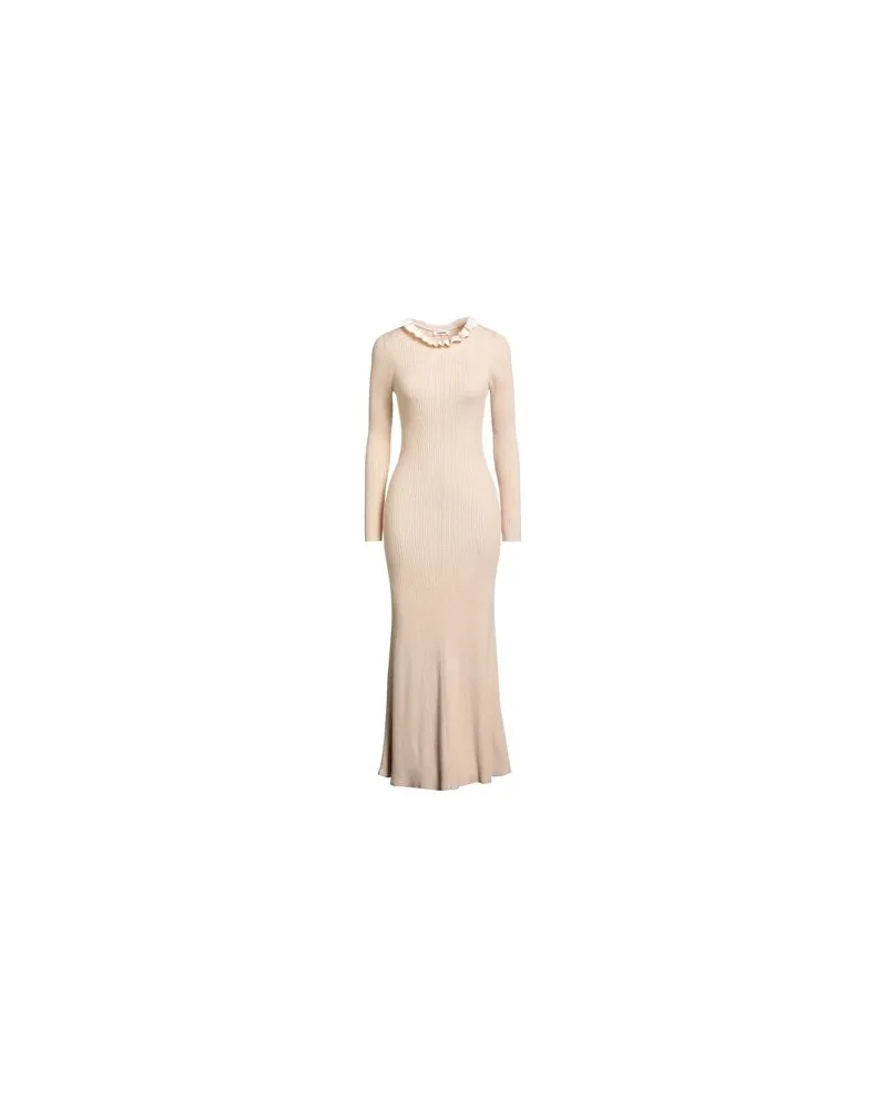 Sandro KLEIDER - Maxi-Kleiderauf YOOX.COM Beige