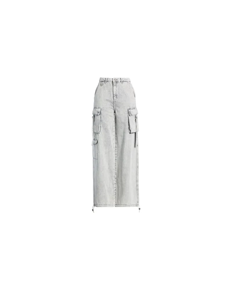 Patrizia Pepe HOSEN & RÖCKE - Jeanshosenauf YOOX.COM Grau