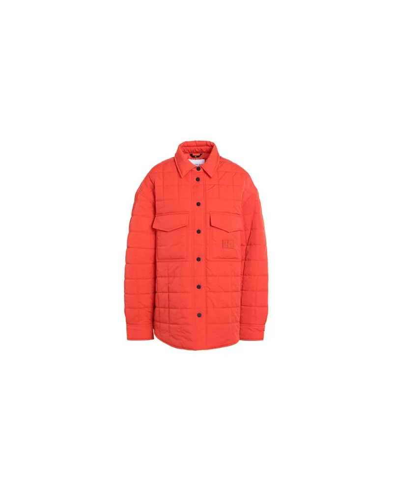 Calvin Klein JACKEN & MÄNTEL - Pufferjacken & Daunenjackenauf YOOX.COM Orange