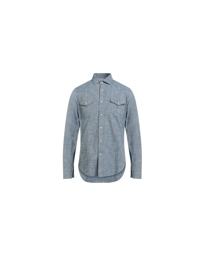 Eleventy PLATINUM - TOPS - Jeanshemdenauf YOOX.COM Blau