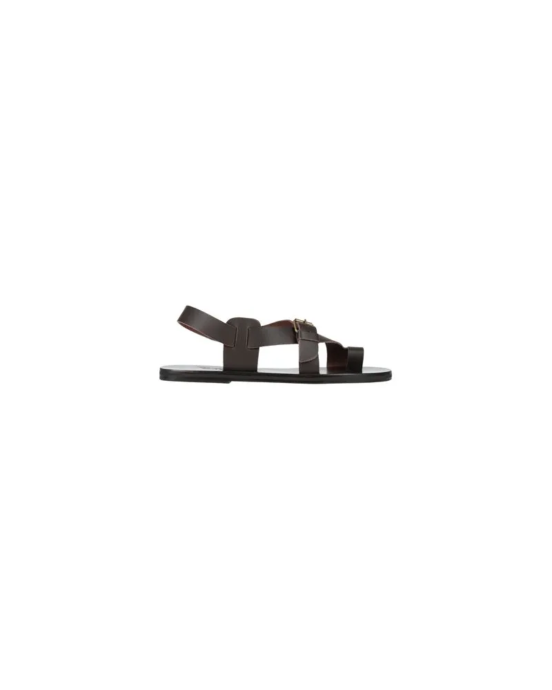 Ancient Greek Sandals SCHUHE - Zehentrennerauf YOOX.COM Dunkelbraun