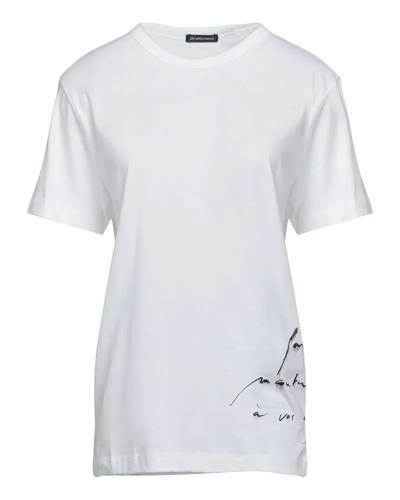 Ann Demeulemeester T-shirts Elfenbein