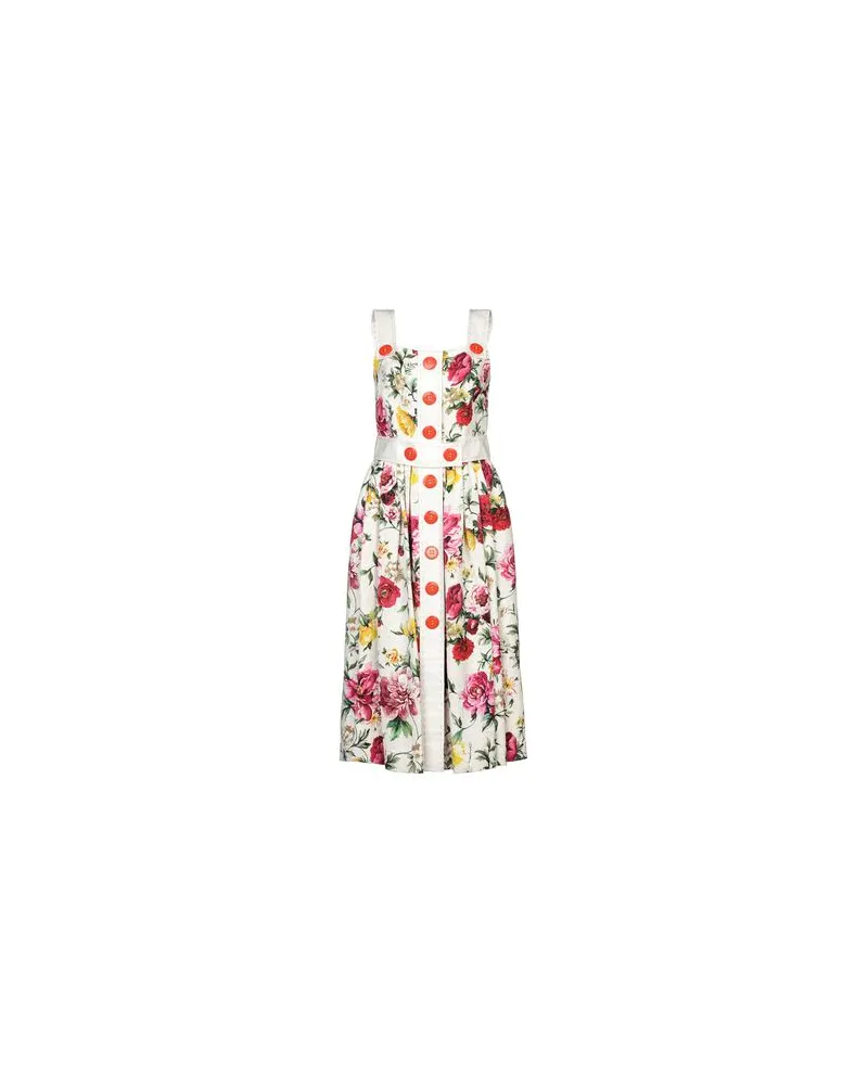 Dolce & Gabbana KLEIDER - Midi-Kleiderauf YOOX.COM Weiß
