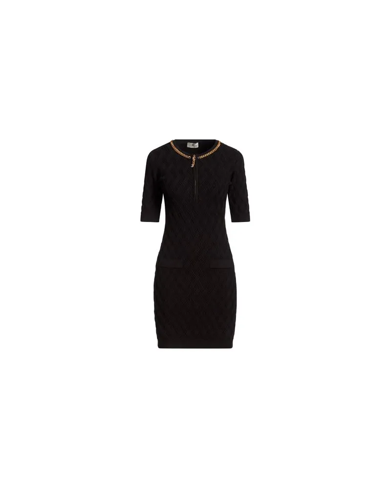 Elisabetta Franchi KLEIDER - Mini-Kleiderauf YOOX.COM Schwarz